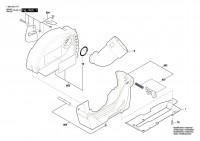 Bosch 1 600 A00 219 GA50 UC Suction Hood Spare Parts